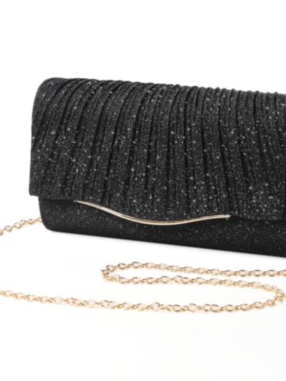 Satin Clutch Evening Bag Formal Wedding Crossbody Handbag